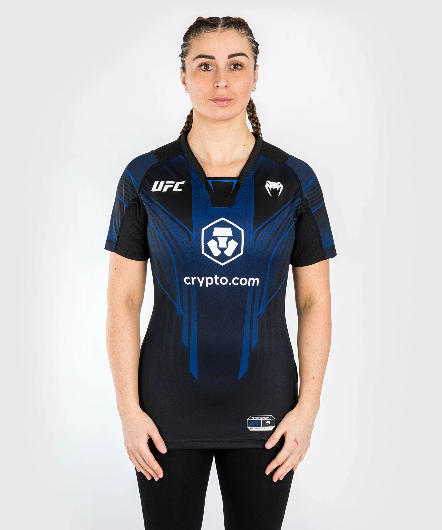 UFC Venum Personalized Authentic Fight Night 2.0 Kit By Venum Women's Walkout Jersey - Midnight Edition - Image 3