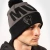Venum Elite Beanie With Pompom - Grey/Black -Boxing Sport Store BEANIES ELITE GREY BLACK 02