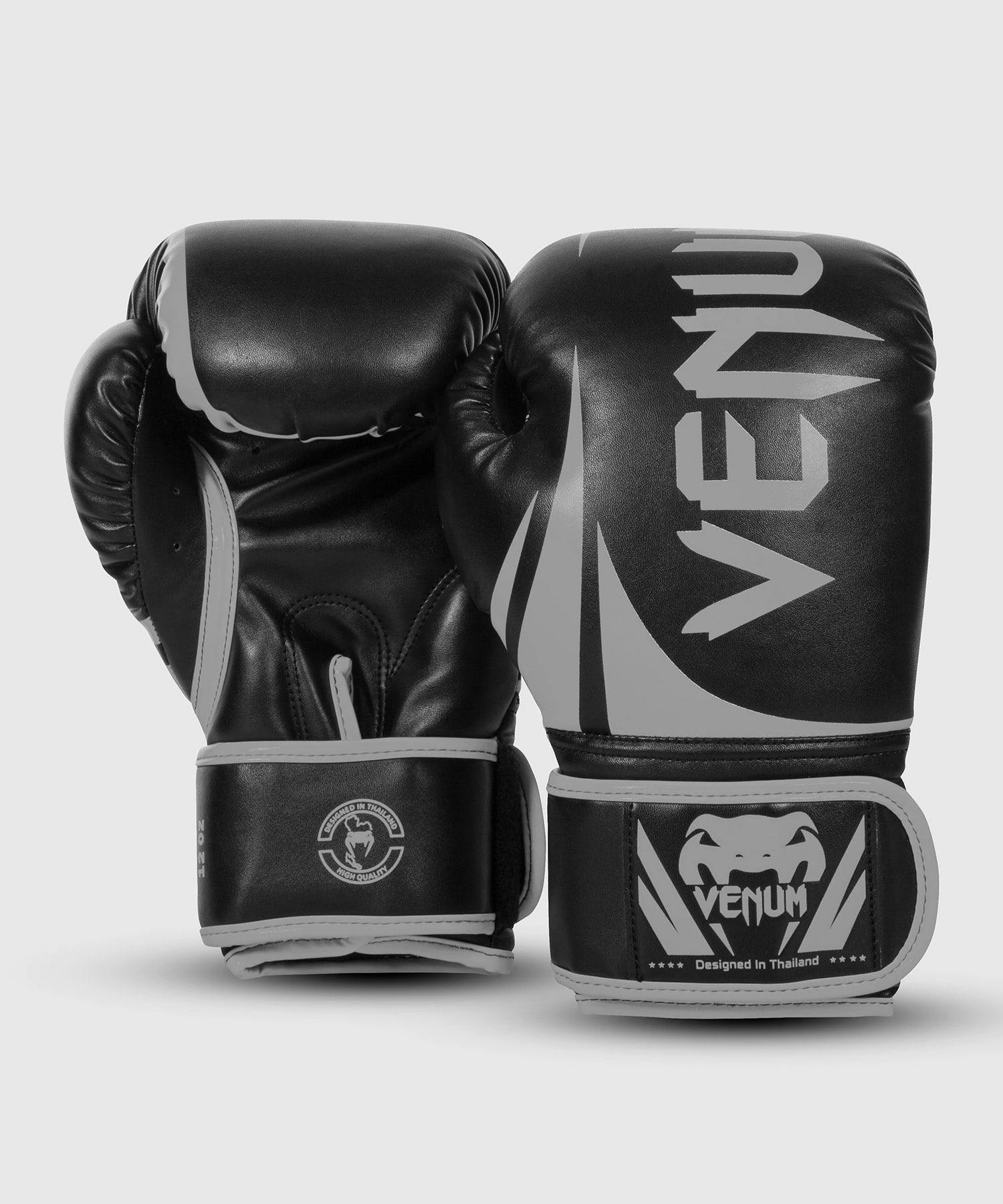 Venum Challenger 2.0 Boxing Gloves - Black/Grey 4 Venum Challenger 2.0 Boxing Gloves - Black/Grey - Image 2