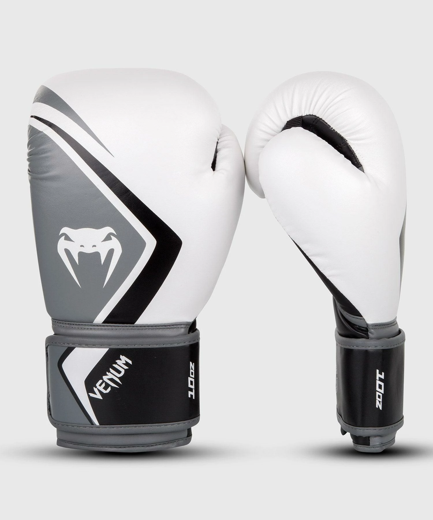 Venum Boxing Gloves Contender 2.0 - White/Grey-Black 4 Venum Boxing Gloves Contender 2.0 - White/Grey-Black - Image 2