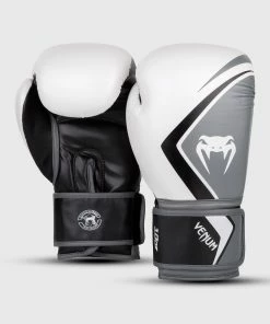 Venum Boxing Gloves Contender 2.0 - White/Grey-Black 10 Venum Boxing Gloves Contender 2.0 - White/Grey-Black -Boxing Sport Store BG CONTENDER 2.0 WHITE GREY BLACK HD 02