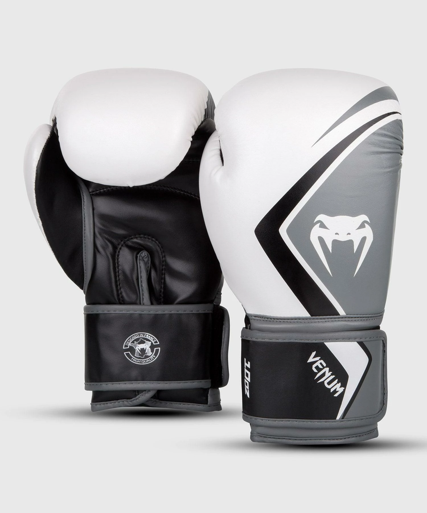 Venum Boxing Gloves Contender 2.0 - White/Grey-Black 5 Venum Boxing Gloves Contender 2.0 - White/Grey-Black - Image 3