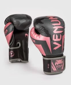 Venum Elite Boxing Gloves - Black/Pink Gold -Boxing Sport Store BG ELITE 3.0 BLACK PINK 1500 01 1