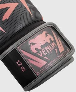 Venum Elite Boxing Gloves - Black/Pink Gold -Boxing Sport Store BG ELITE 3.0 BLACK PINK 1500 04 1
