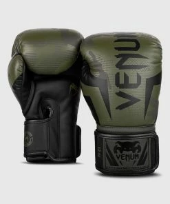 Venum Elite Boxing Gloves - Khaki Camo -Boxing Sport Store BG ELITE 3.0 KAKI BLACK 1500 02 1