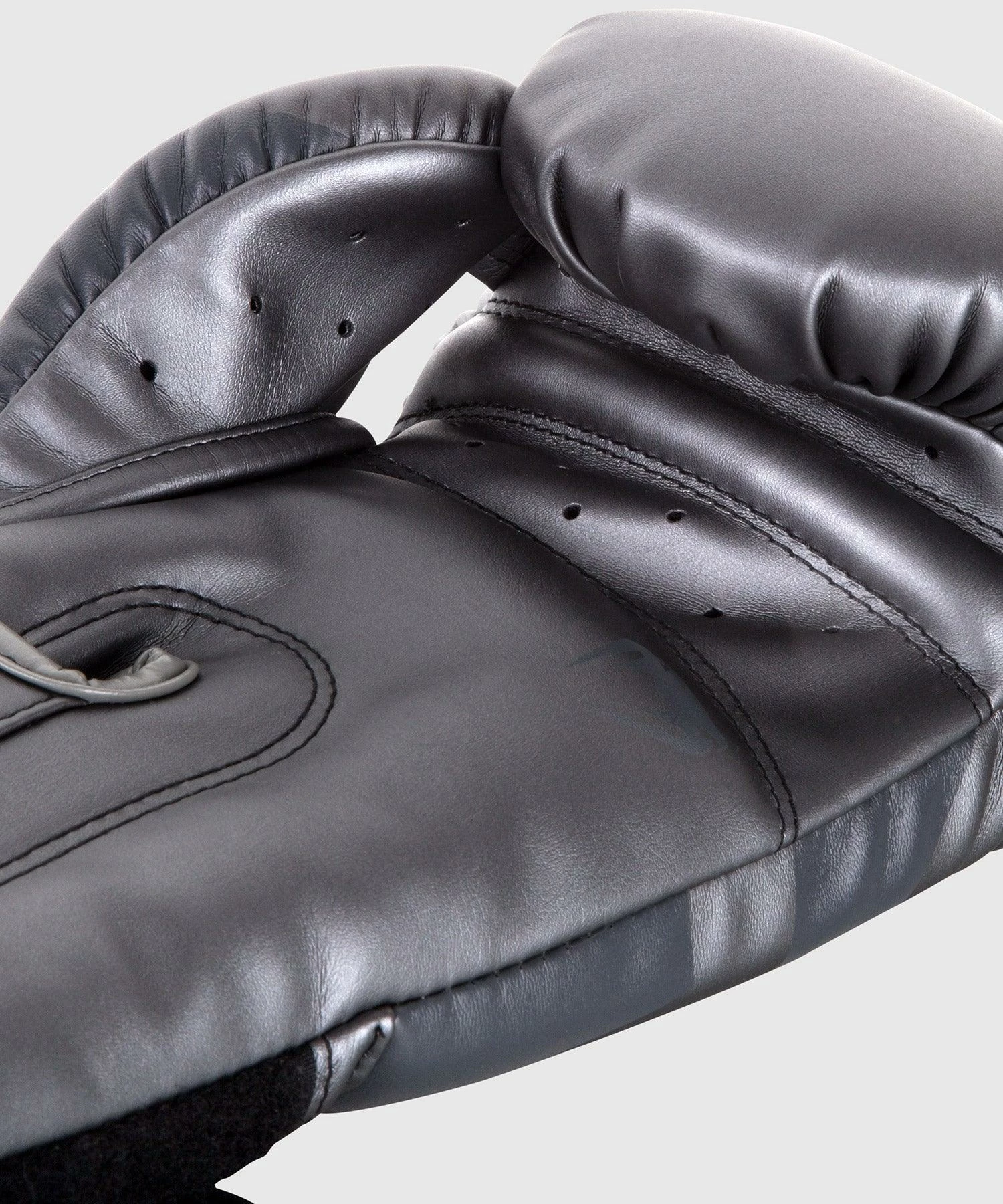 Venum Elite Boxing Gloves - Grey/Grey 5 Venum Elite Boxing Gloves - Grey/Grey - Image 3