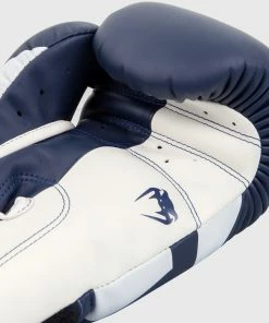 Venum Elite Boxing Gloves - White/Navy Blue -Boxing Sport Store BG ELITE NAVYBLUE WHITE HD 06