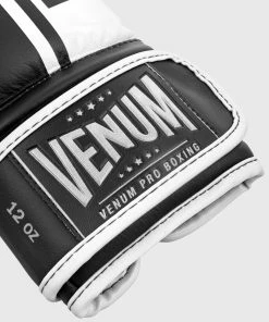 Venum Shield Pro Boxing Gloves Velcro - Black/White 17 Venum Shield Pro Boxing Gloves Velcro - Black/White -Boxing Sport Store BG PROBOXING SHIELD BLACK WHITE HD 03