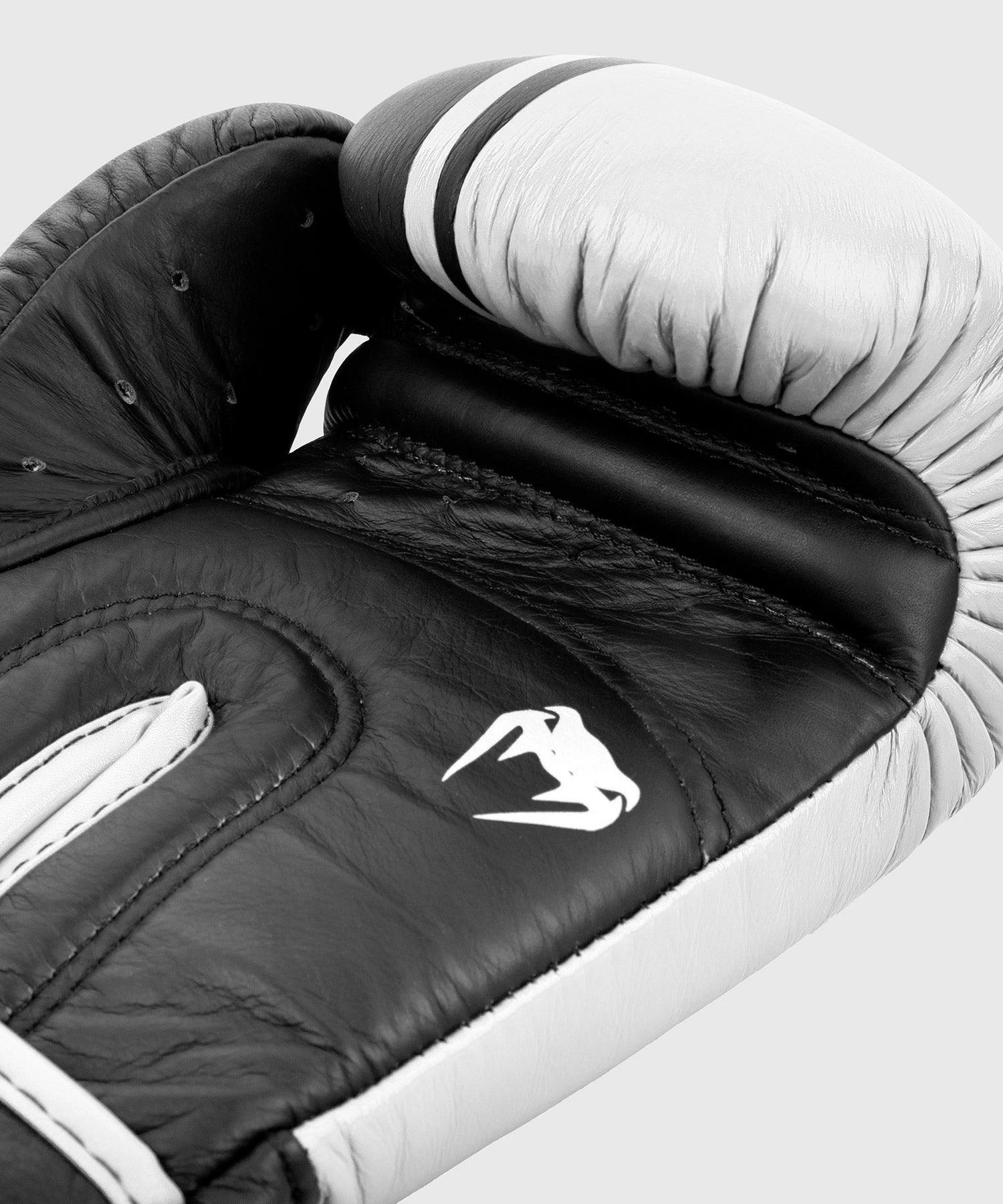 Venum Shield Pro Boxing Gloves Velcro - Black/White 7 Venum Shield Pro Boxing Gloves Velcro - Black/White - Image 5
