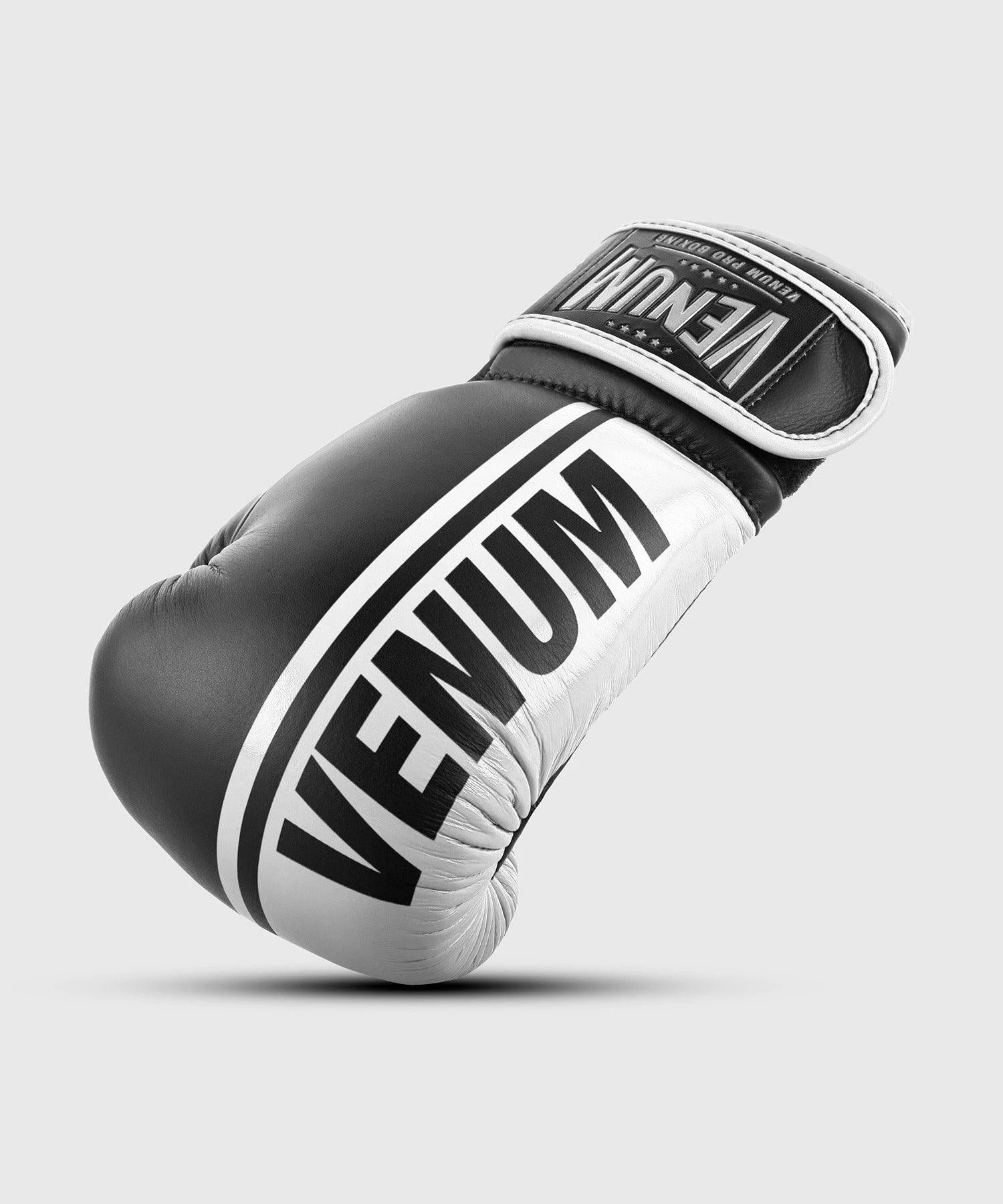 Venum Shield Pro Boxing Gloves Velcro - Black/White 3 Venum Shield Pro Boxing Gloves Velcro - Black/White