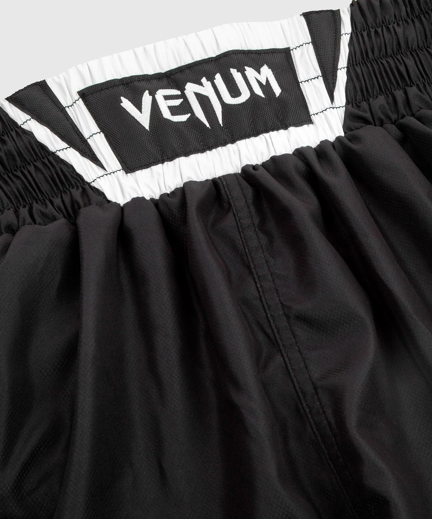 Venum Elite Boxing Shorts - Black/White 7 Venum Elite Boxing Shorts - Black/White - Image 5