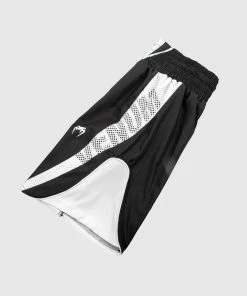 Venum Elite Boxing Shorts - Black/White 15 Venum Elite Boxing Shorts - Black/White -Boxing Sport Store BOXING SHORT ELITE BLACK WHITE HD 06