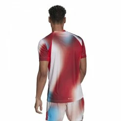 Adidas Men’s Melbourne Printed Short Sleeve Tennis Tee (White/Red) 7 Adidas Men’s Melbourne Printed Short Sleeve Tennis Tee (White/Red) -Boxing Sport Store Back 1000 1000