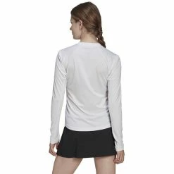 Adidas Women’s FreeLift Long Sleeve Tennis Tee (White) 7 Adidas Women’s FreeLift Long Sleeve Tennis Tee (White) -Boxing Sport Store CAWTML WHT Adidas Womens FreeLift Long Sleeve Tennis Top White b 1000 1000