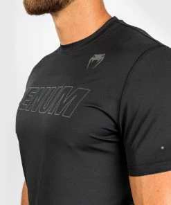 Venum Classic Evo Dry Tech T-Shirt - Black/Black Reflective -Boxing Sport Store DRYTECH CLASSIC EVO BLACK REFLECTIV 06