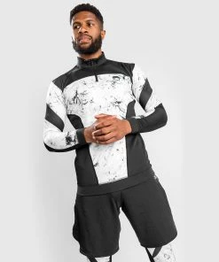 Venum G-Fit Marble Dry Tech Long Sleeves Zip Collar - Marble -Boxing Sport Store DRYTECH GFIT MARBLE 33 1