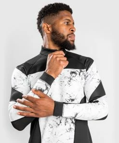 Venum G-Fit Marble Dry Tech Long Sleeves Zip Collar - Marble -Boxing Sport Store DRYTECH GFIT MARBLE 36 1