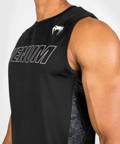 Venum Classic Evo Dry Tech Tank Top - Black/White -Boxing Sport Store DRYTECH TANKTOP CLASSIC EVO BLACK WHITE 08