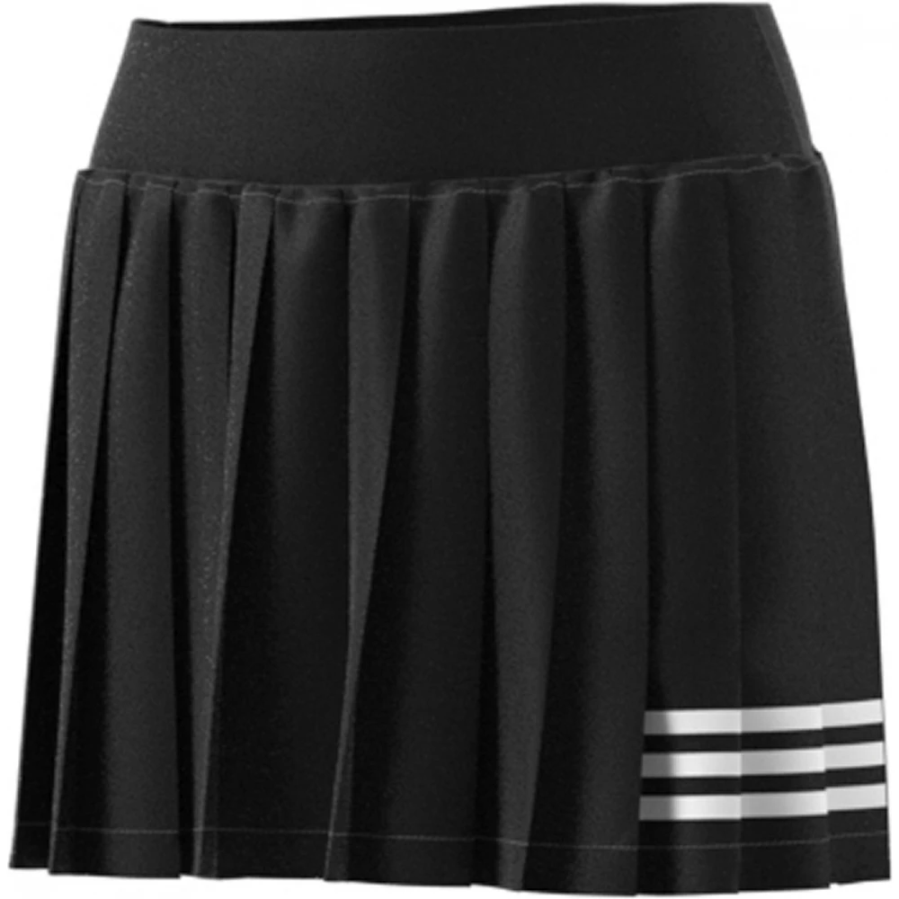Adidas Women’s Club Tennis Pleated Skirt (Black/White) 3 Adidas Women’s Club Tennis Pleated Skirt (Black/White)