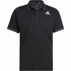 Adidas Men’s Freelift Primeblue Tennis Polo (Black)