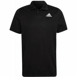 Adidas Men’s Heat.RDY Tennis Polo (Black)
