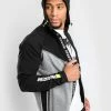 Venum Laser Evo 2.0 Hoodie - Light Heather Grey -Boxing Sport Store HOODIES LASER EVO GREY BLACK 01