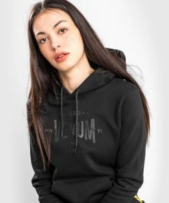 Venum Team 2.0 Hoodie - For Women - Black/Black -Boxing Sport Store HOODIES TEAM2.0 LIGHT BLACK BLACK 10