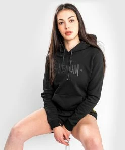 Venum Team 2.0 Hoodie - For Women - Black/Black -Boxing Sport Store HOODIES TEAM2.0 LIGHT BLACK BLACK 11