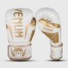 Venum Elite Boxing Gloves - White/Gold -Boxing Sport Store IMG 0887 copie