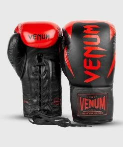 Venum Hammer Pro Boxing Gloves - With Laces - Black/Red -Boxing Sport Store IMG 7961 copie 0c55bab6 2013 47c2 a57e 398d11304e72