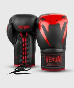 Venum Giant 2.0 Pro Boxing Gloves - With Laces - Black/Red -Boxing Sport Store IMG 8307 copie 6c2830e3 974c 416b b922 0b94625ee1eb