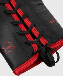 Venum Shield Pro Boxing Gloves - With Laces - Black/Red -Boxing Sport Store IMG 8318 copie