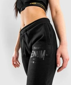 Venum Team 2.0 Joggers - For Women - Black/Black -Boxing Sport Store JOGGING TEAM2.0 LIGHT BLACK BLACK 06