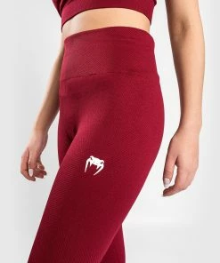 Venum Sparring Seamless 7/8 Leggings - For Women - Burgundy 12 Venum Sparring Seamless 7/8 Leggings - For Women - Burgundy -Boxing Sport Store LEGGINGS 7 8 SPARRING BURGUNDY 07