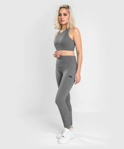 Venum Sparring Seamless 7/8 Leggings - For Women - Dark Grey -Boxing Sport Store LEGGINGS 7 8 SPARRING DARKGREY 04