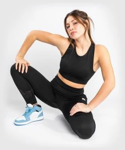 Venum Sparring Seamless Leggings - For Women - Black -Boxing Sport Store LEGGINGS SPARRING BLACK 10 1