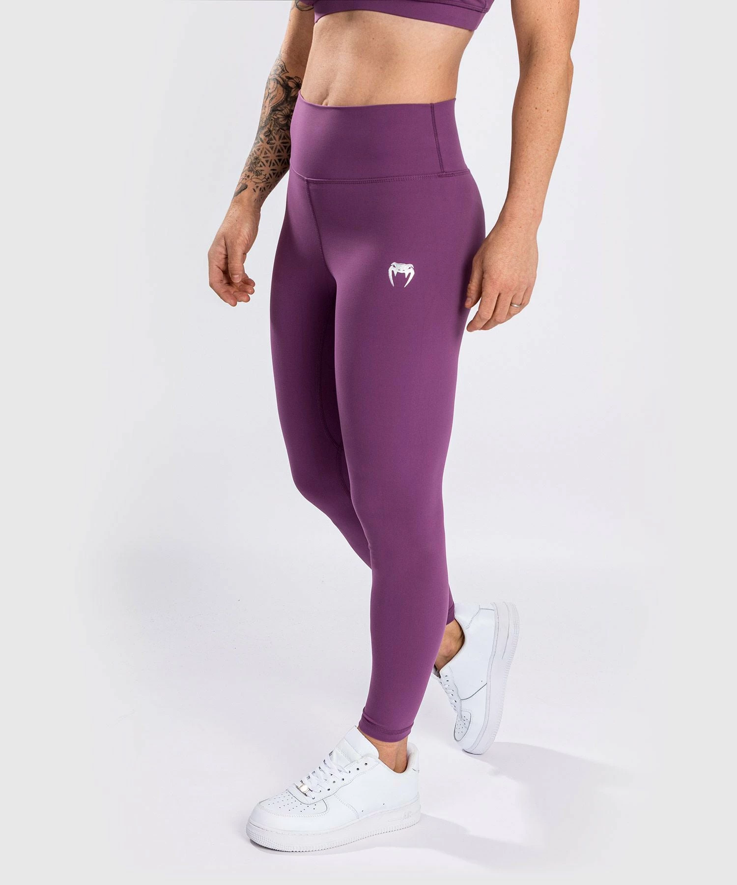 Venum Essential Lifestyle Leggings - Dusky Orchid/Brushed Silver 3 Venum Essential Lifestyle Leggings - Dusky Orchid/Brushed Silver