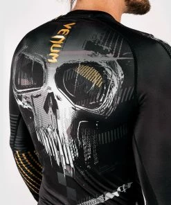 Venum Skull Rashguard - Long Sleeves - Black -Boxing Sport Store RASH LS SKULL BLACK SD 09 1