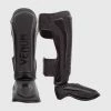 Venum Elite Standup Shin Guards - Matte/Black -Boxing Sport Store SHINGUARDS STANDUP ELITE NEO MATTE BLACK HD 01