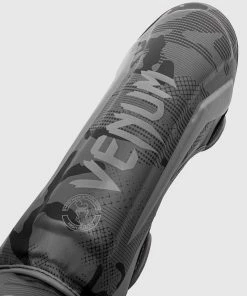 Venum Elite Shin Guards - Black/Dark Camo -Boxing Sport Store SHINGUARD ELITE 3.0 BLACK GREY 1500 02 1