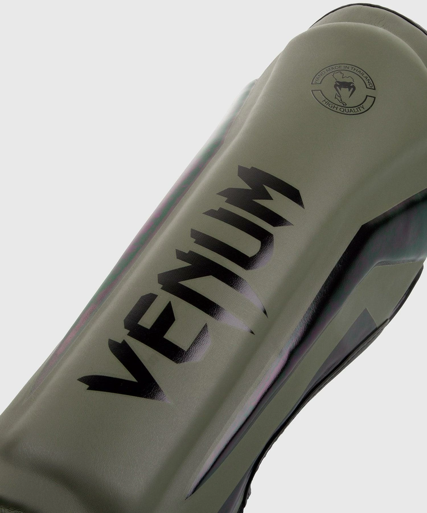 Venum Elite Standup Shin Guards - Khaki/Black 5 Venum Elite Standup Shin Guards - Khaki/Black - Image 3