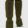 Venum Kontact Shin Guards - Khaki/Black 2 Venum Kontact Shin Guards - Khaki/Black -Boxing Sport Store SHINGUARD INSTEP KONTACT KHAKI BLACK SD 01 1