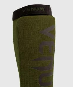 Venum Kontact Shin Guards - Khaki/Black -Boxing Sport Store SHINGUARD INSTEP KONTACT KHAKI BLACK SD 04 1