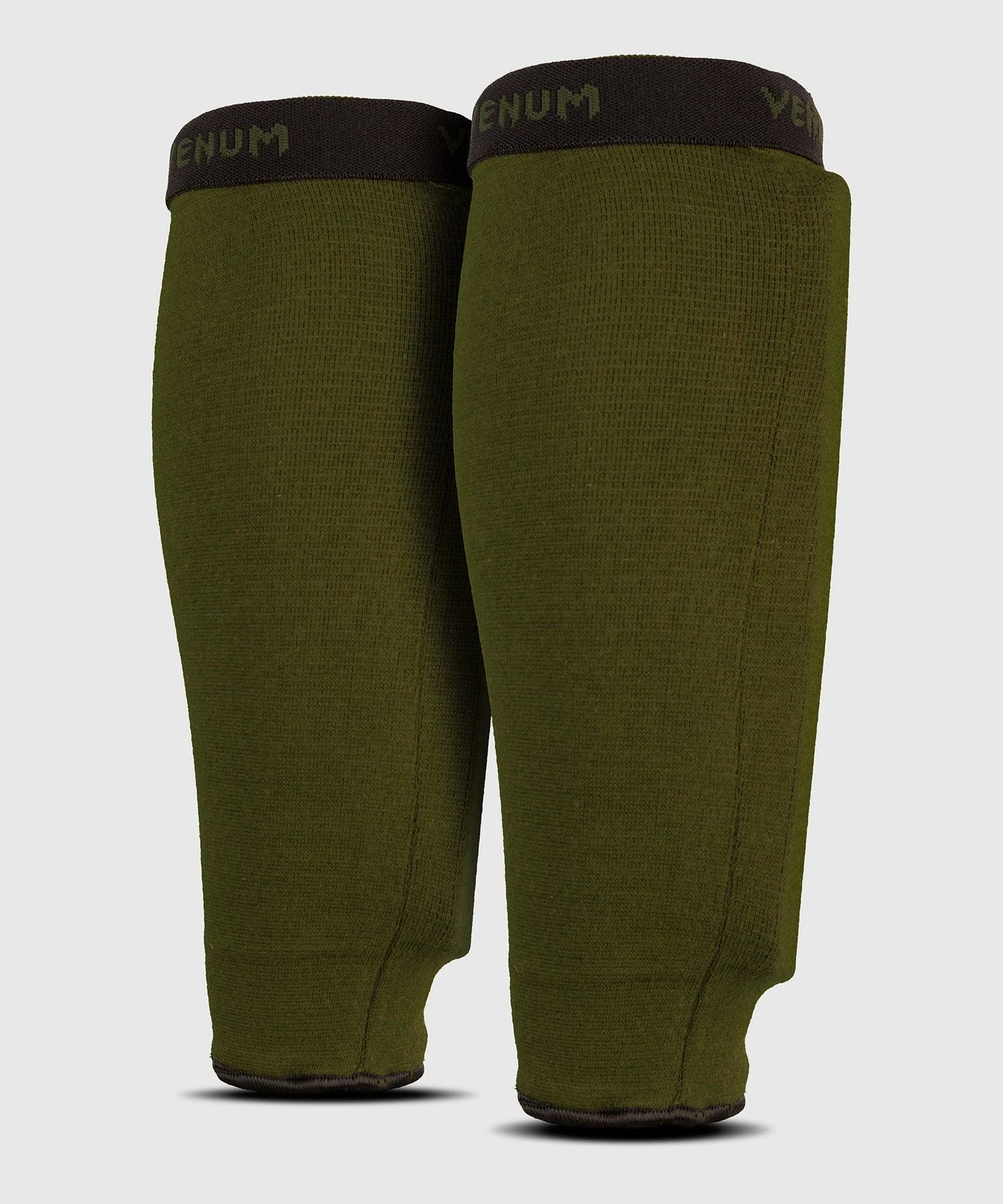 Venum Kontact Shin Guards - Without Foot - Khaki/Black 4 Venum Kontact Shin Guards - Without Foot - Khaki/Black - Image 2