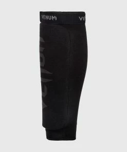 Venum Shin Guards Kontact - Black/Black -Boxing Sport Store SHIN ONLY GUARDS KONTACT BLACK BLACK HD 02