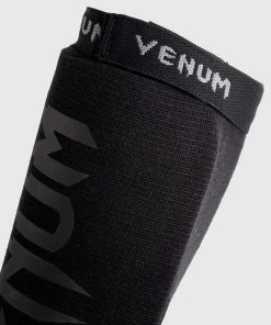 Venum Shin Guards Kontact - Black/Black -Boxing Sport Store SHIN ONLY GUARDS KONTACT BLACK BLACK HD 04