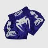 Venum Bangkok Inferno Muay Thai Shorts - Blue/White -Boxing Sport Store SHORTS MUAY THAI BANGKOK INFERNO BLUE ICE HD 01