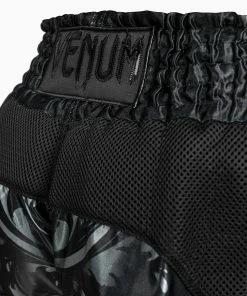 Venum Absolute 2.0 Muay Thai Shorts - Black/Black -Boxing Sport Store SHORT MUAYTHAI ABSOLUTE2.0 BLACK BLACK 06 1