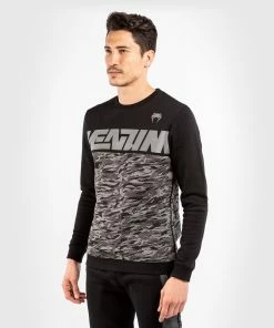 Venum Connect Crewneck Sweatshirt - Black/Dark Camo -Boxing Sport Store SWEATCAMO4