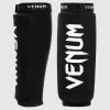 Venum Shin Guards Kontact - Black/White -Boxing Sport Store Shinguards Kontact cotton black